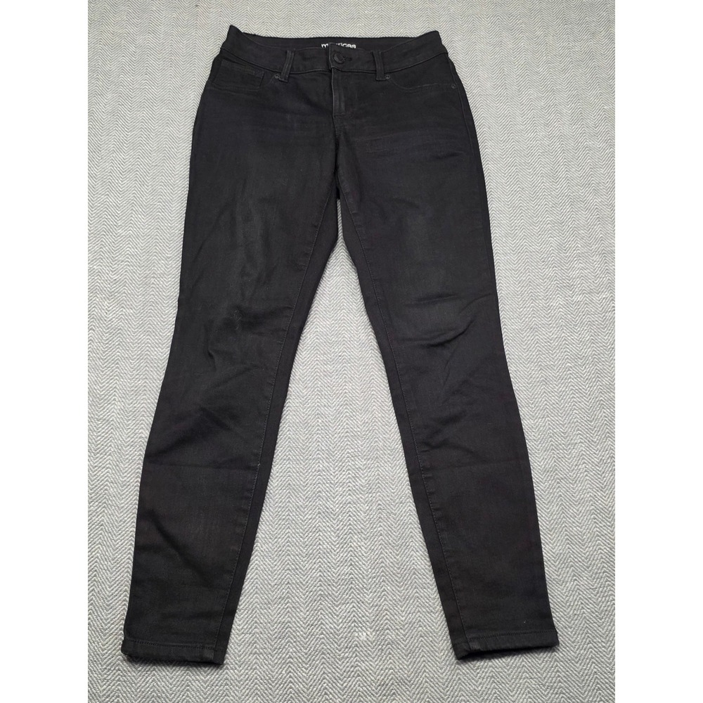 Maurices Everflex Black Skinny Jean Womens Size S Regular Mid Rise Stretch Denim